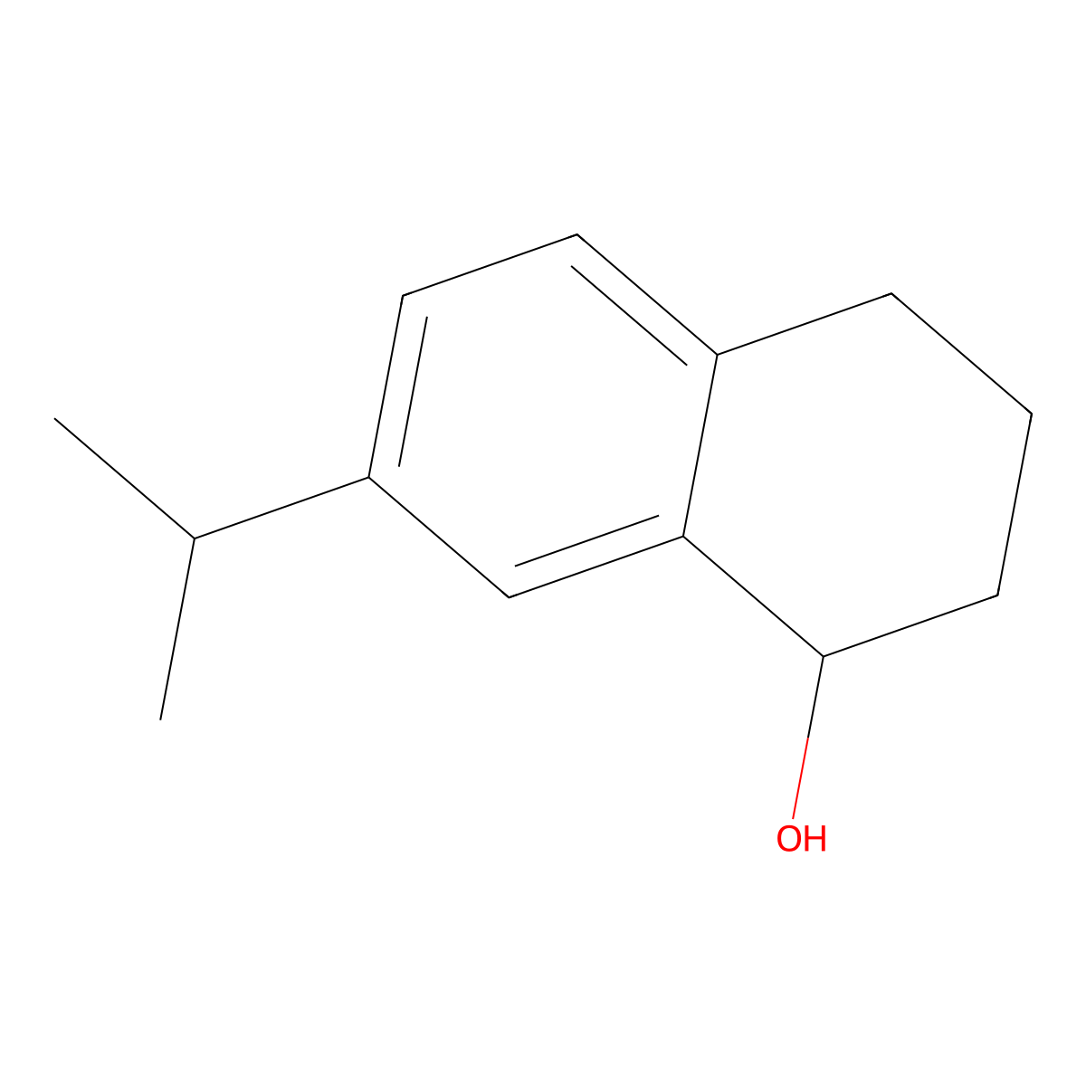 7-(Propan-2-yl)-1,2,3,4-tetrahydronaphthalen-1-ol molecular structure, CAS 861049-92-5