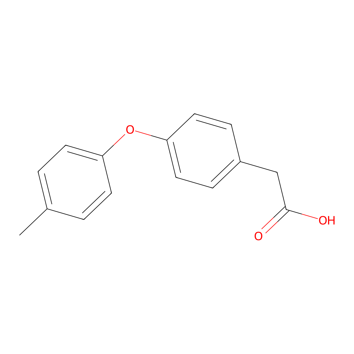2-(4-(p-Tolyloxy)phenyl)acetic acid molecular structure, CAS 861067-11-0