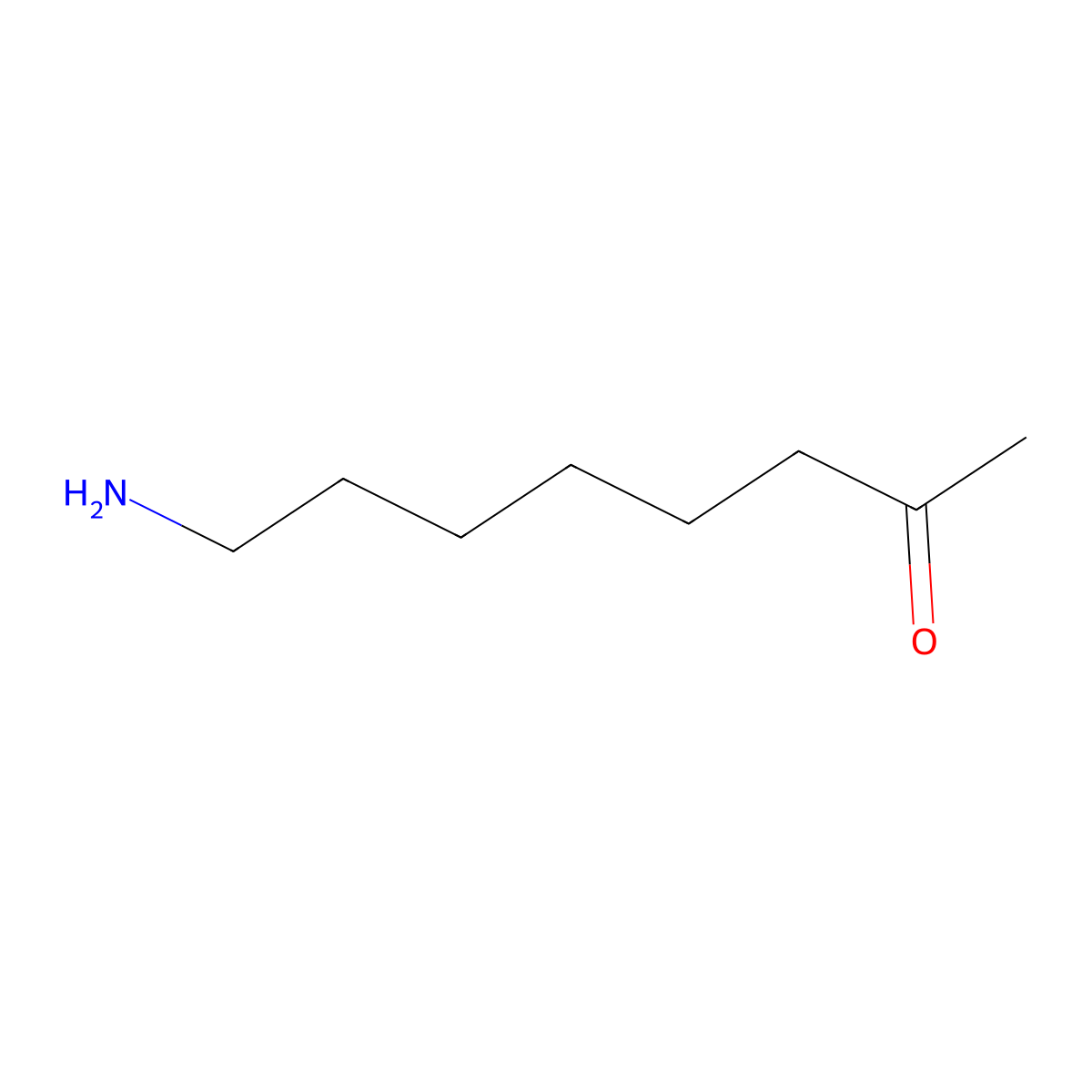 8-Aminooctan-2-one molecular structure, CAS 861071-38-7