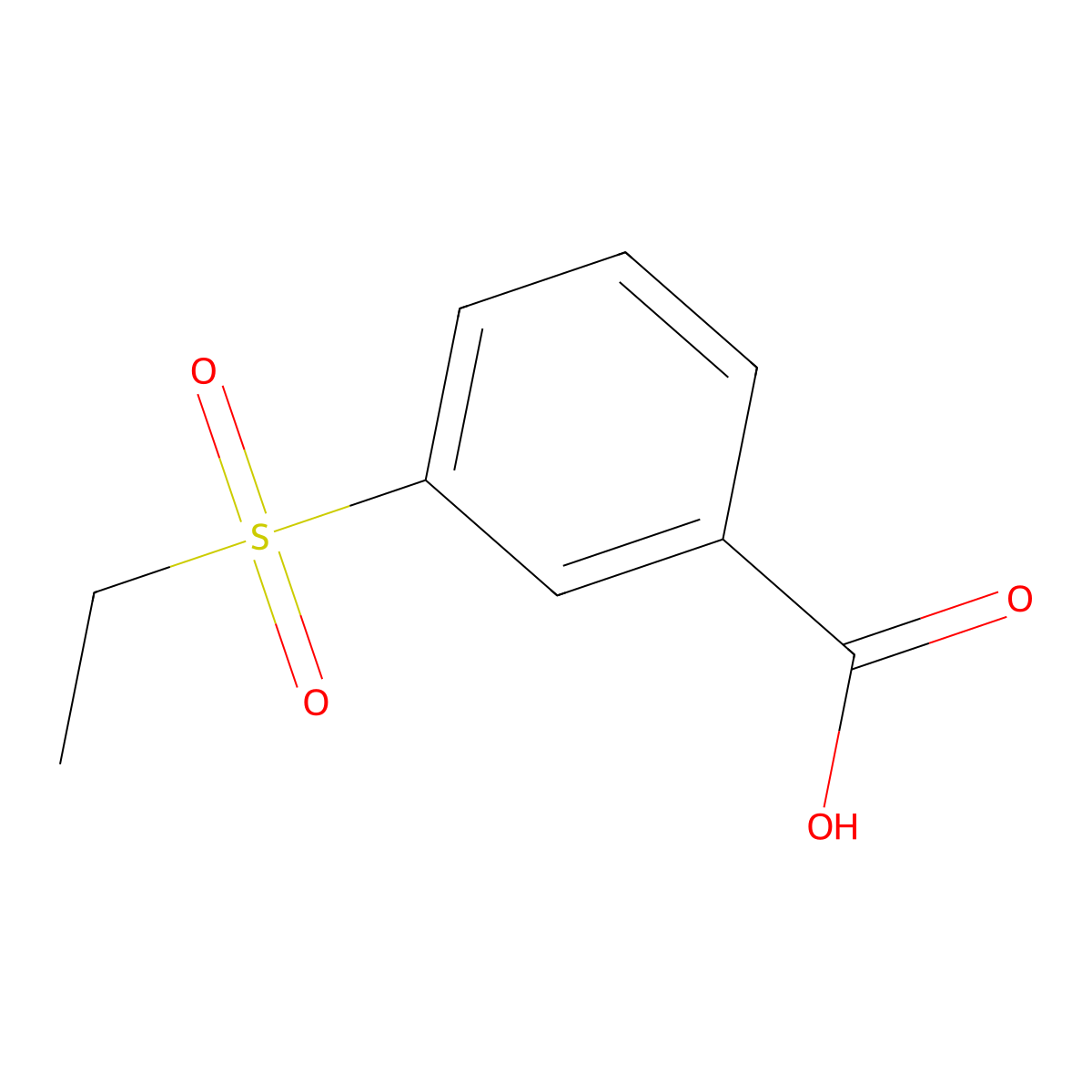 3-(Ethanesulfonyl)benzoic acid molecular structure, CAS 861079-51-8