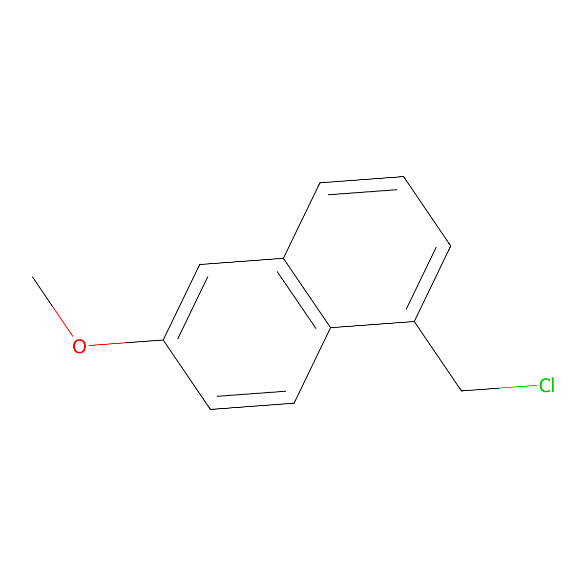 1-(Chloromethyl)-6-methoxynaphthalene molecular structure, CAS 861094-04-4
