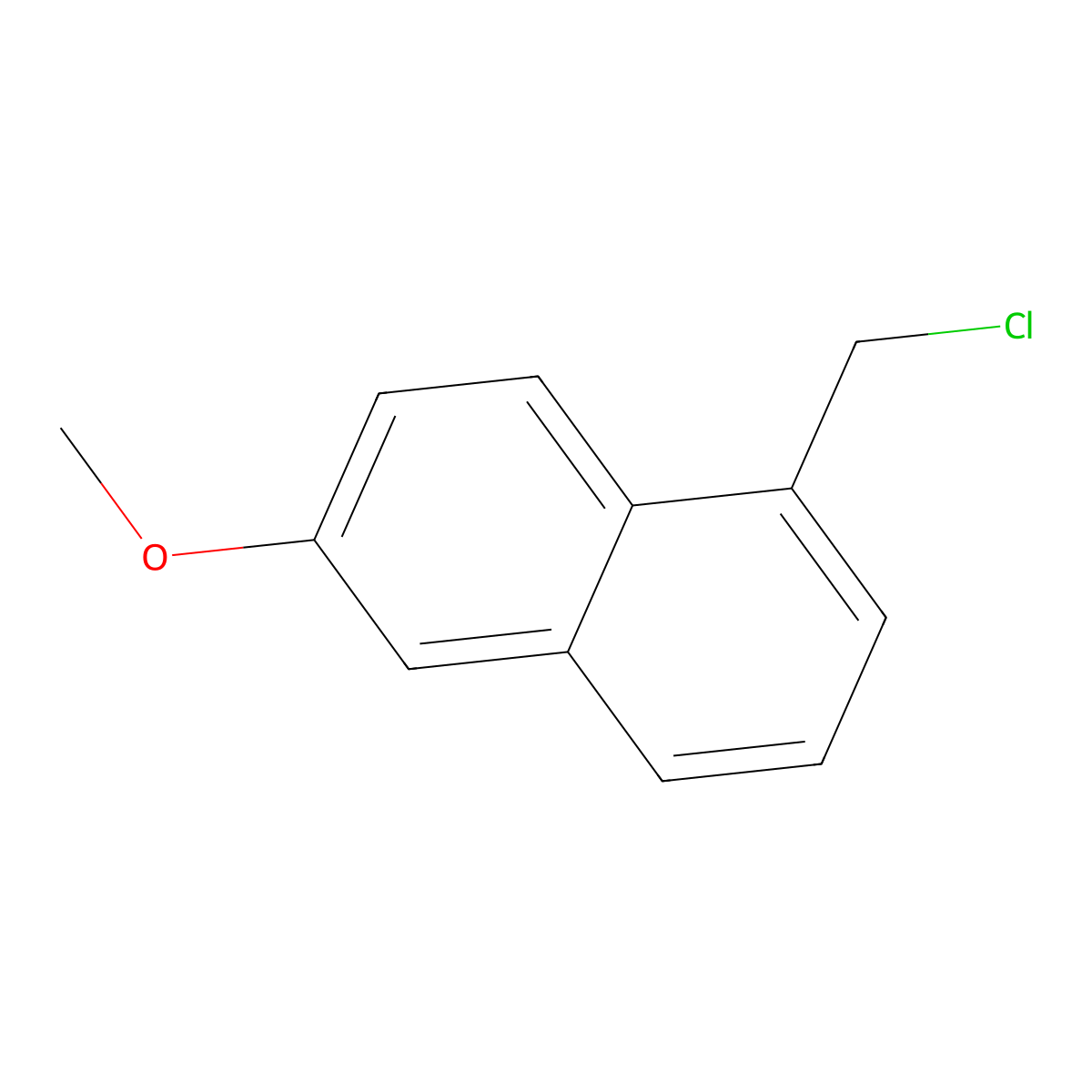 1-(Chloromethyl)-6-methoxynaphthalene molecular structure, CAS 861094-04-4