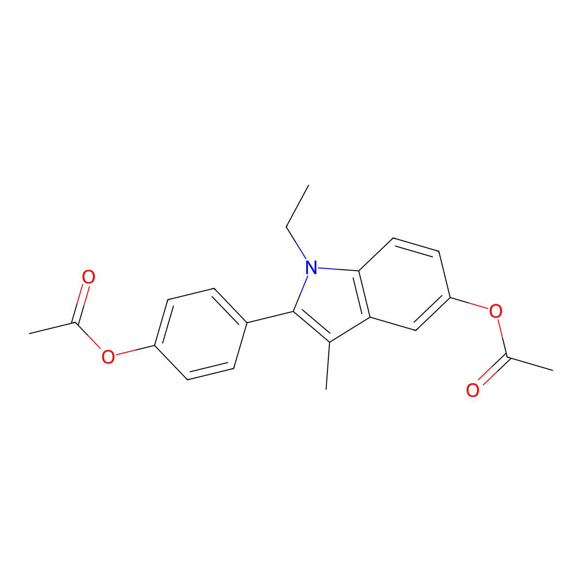 Zindoxifene molecular structure, CAS 86111-26-4