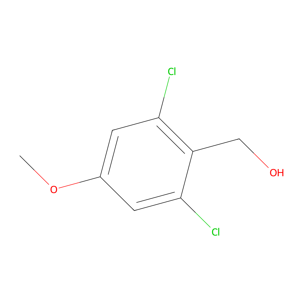 (2,6-Dichloro-4-methoxyphenyl)methanol molecular structure, CAS 86111-47-9