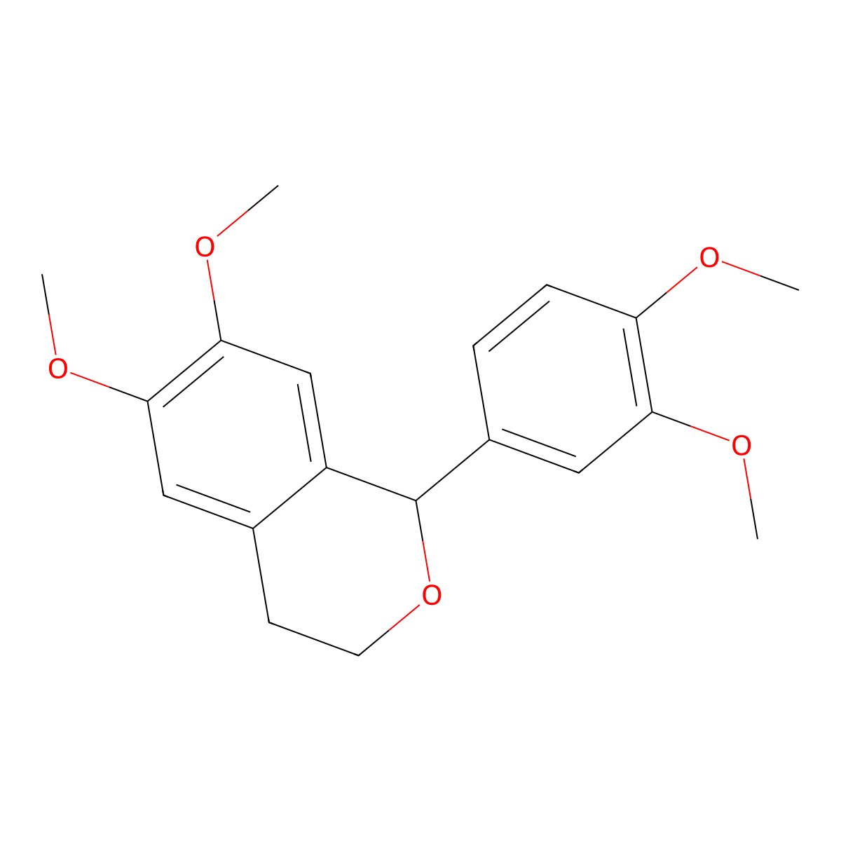 1-(3,4-dimethoxyphenyl)-6,7-dimethoxy-3,4-dihydro-1H-isochromene molecular structure, CAS 861144-96-9
