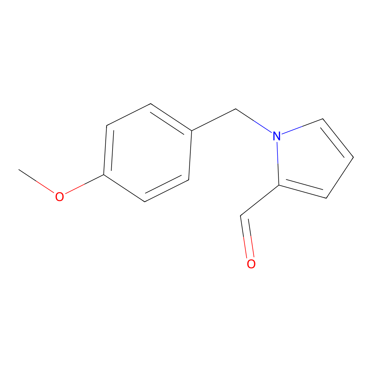 1-(4-Methoxy-benzyl)-1H-pyrrole-2-carbaldehyde molecular structure, CAS 861162-64-3