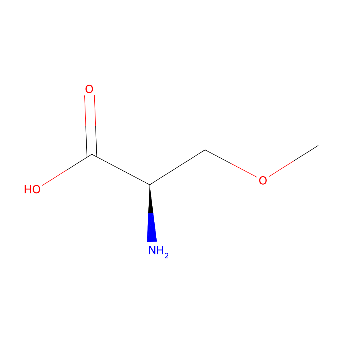 O-Methyl-D-serine molecular structure, CAS 86118-11-8