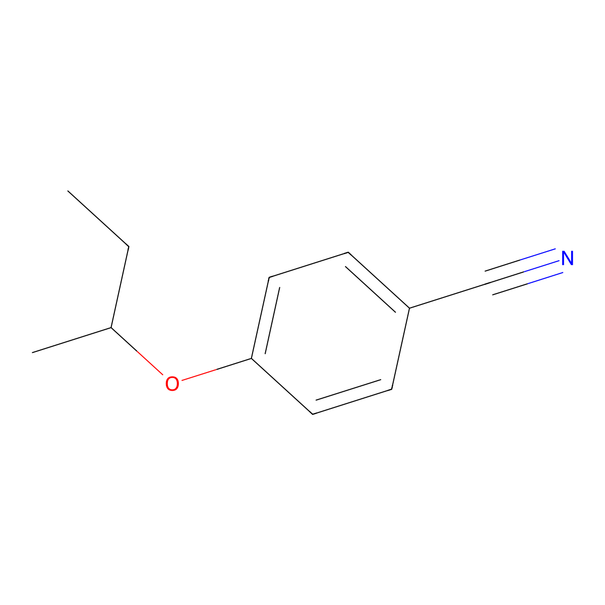 4-(Sec-butoxy)benzonitrile molecular structure, CAS 86120-21-0