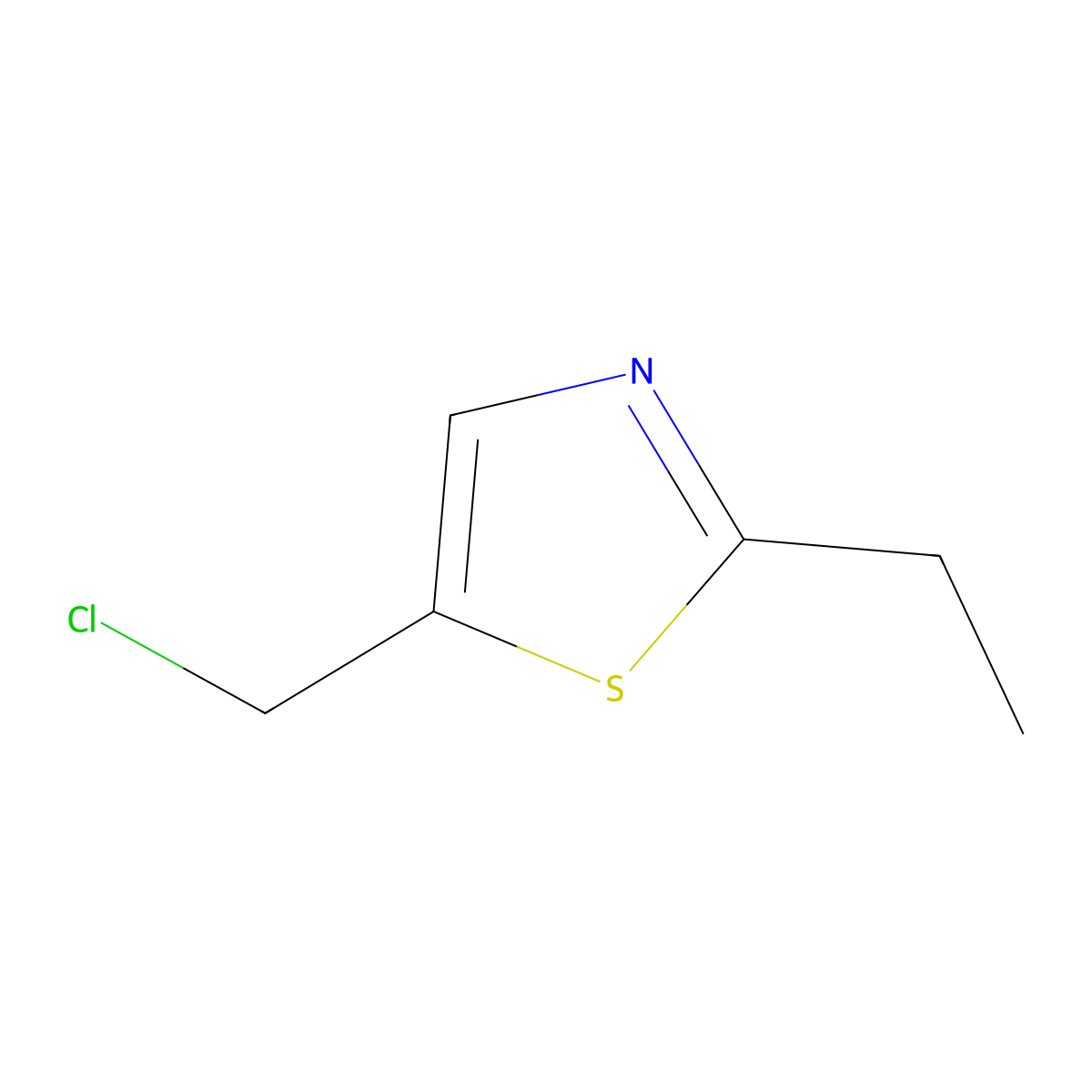 5-(Chloromethyl)-2-ethylthiazole molecular structure, CAS 861204-96-8