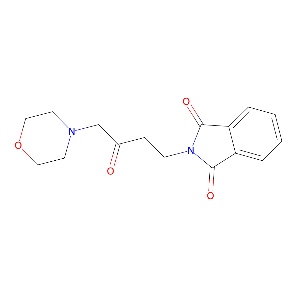2-(4-morpholino-3-oxobutyl)-1H-isoindole-1,3(2H)-dione molecular structure, CAS 861206-95-3