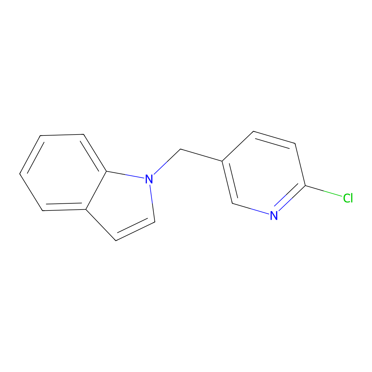 1-[(6-Chloropyridin-3-yl)methyl]indole molecular structure, CAS 861207-51-4
