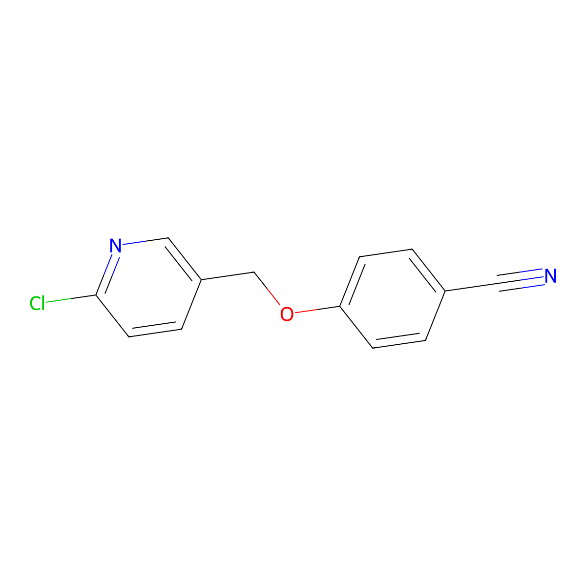 4-[(6-Chloropyridin-3-yl)methoxy]benzonitrile molecular structure, CAS 861207-55-8