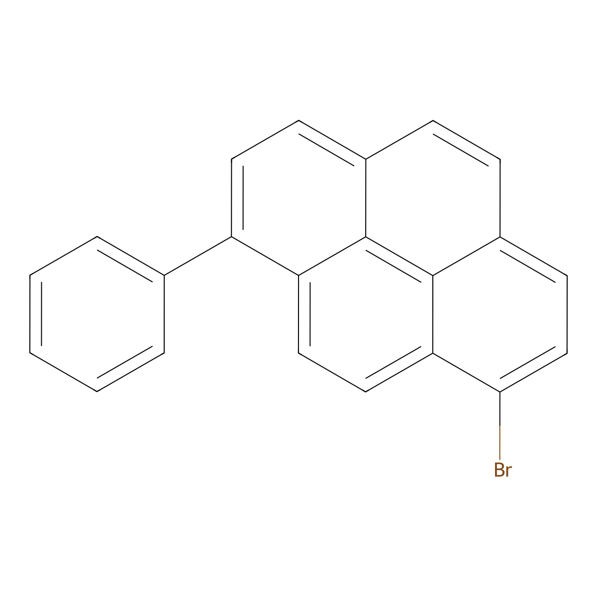 1-Bromo-8-phenylpyrene molecular structure, CAS 861210-94-8