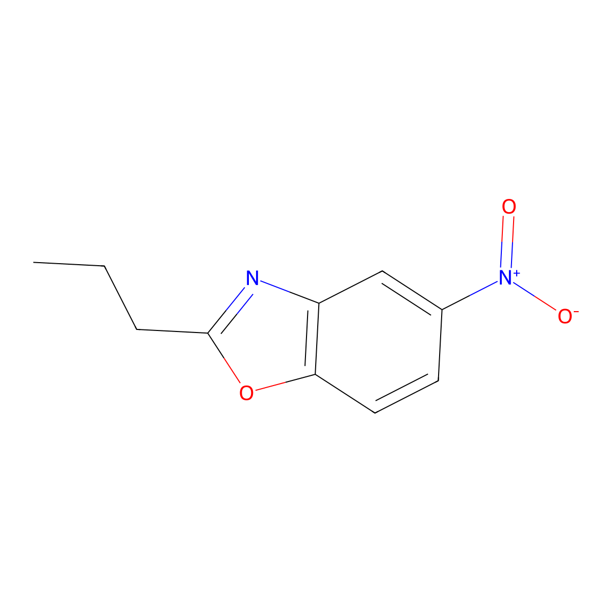 5-Nitro-2-propyl-1,3-benzoxazole molecular structure, CAS 861211-72-5