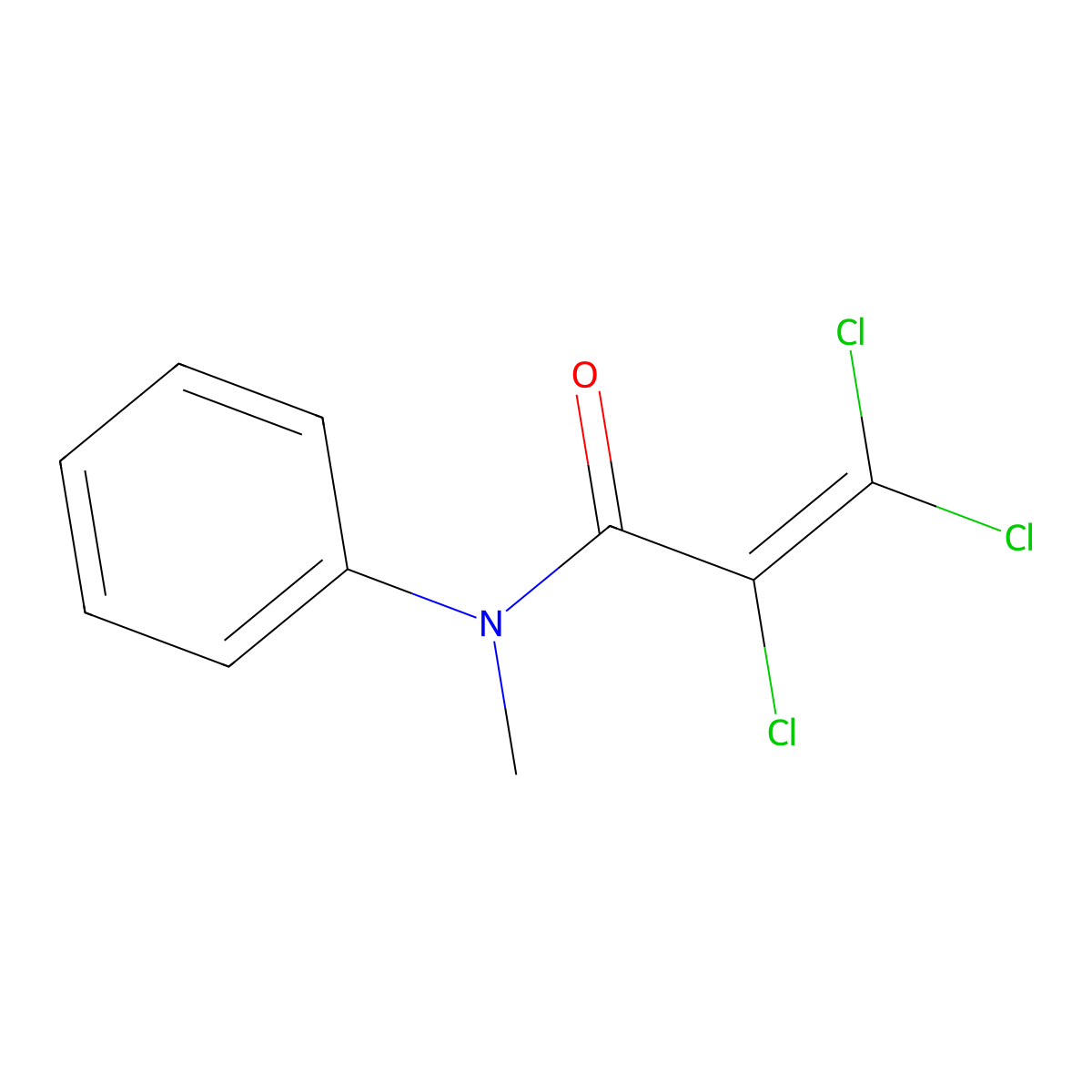 2,3,3-trichloro-N-methyl-N-phenylprop-2-enamide molecular structure, CAS 861211-85-0