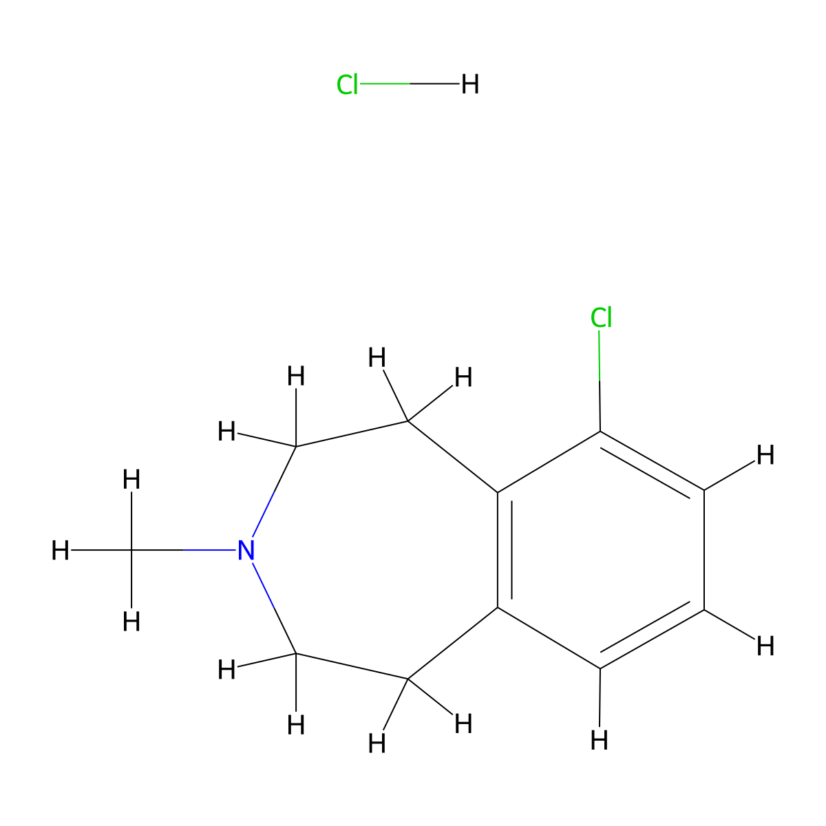 Benalfocin hydrochloride molecular structure, CAS 86129-54-6