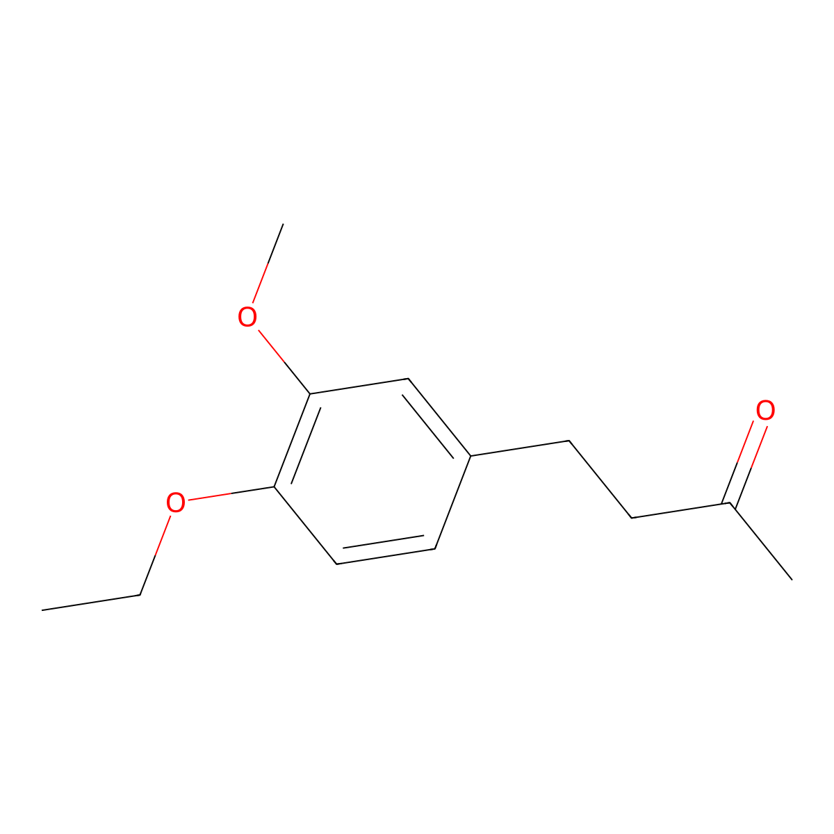 4-(4-Ethoxy-3-methoxyphenyl)butan-2-one molecular structure, CAS 861310-32-9