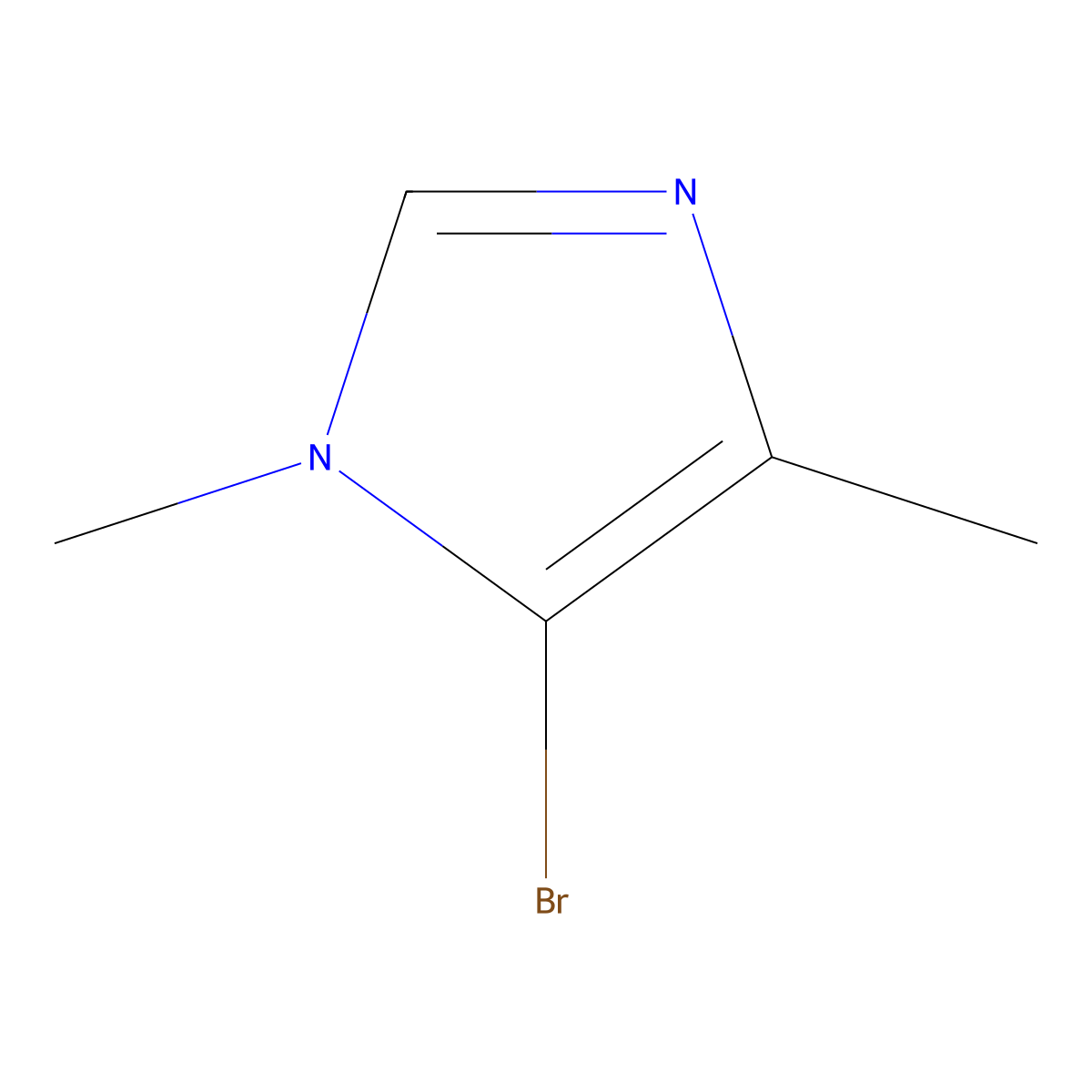 5-bromo-1,4-dimethyl-1H-imidazole molecular structure, CAS 861325-16-8