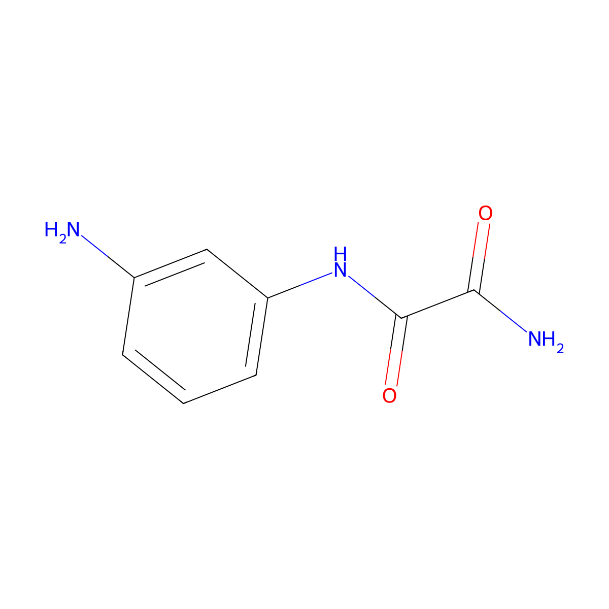 N'-(3-aminophenyl)ethanediamide molecular structure, CAS 861333-02-0