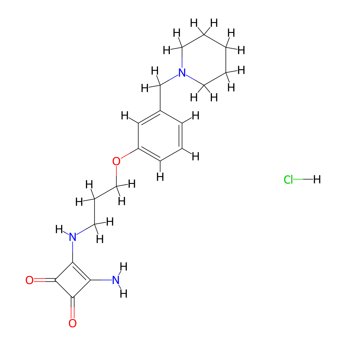 BMY-25368 hydrochloride molecular structure, CAS 86134-36-3