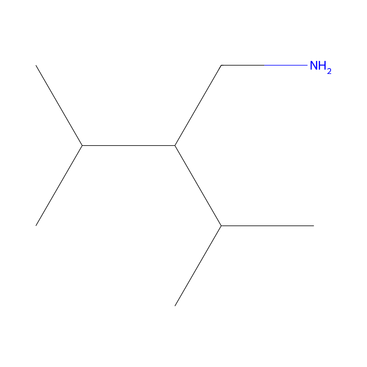 3-(Aminomethyl)-2,4-dimethylpentane molecular structure, CAS 861359-74-2