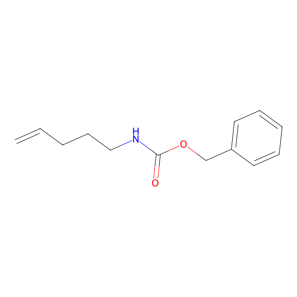 Benzyl pent-4-EN-1-ylcarbamate molecular structure, CAS 86136-88-1