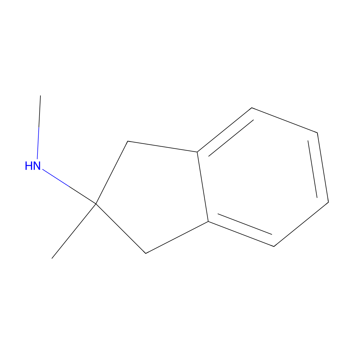 Methyl-(2-methyl-indan-2-yl)-amine molecular structure, CAS 861361-31-1