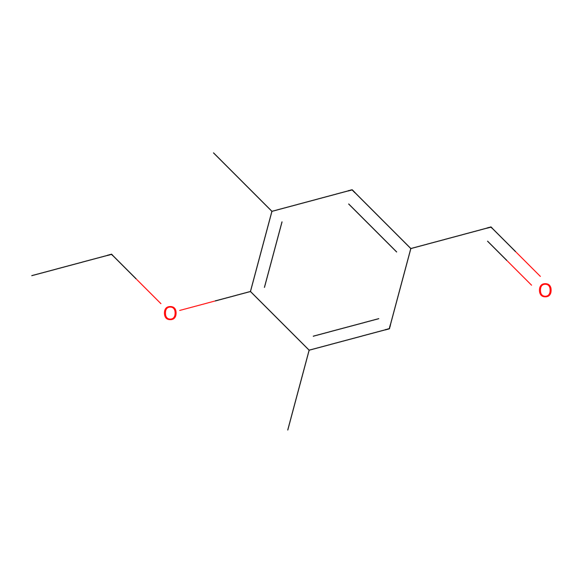 4-Ethoxy-3,5-dimethylbenzaldehyde molecular structure, CAS 861376-63-8