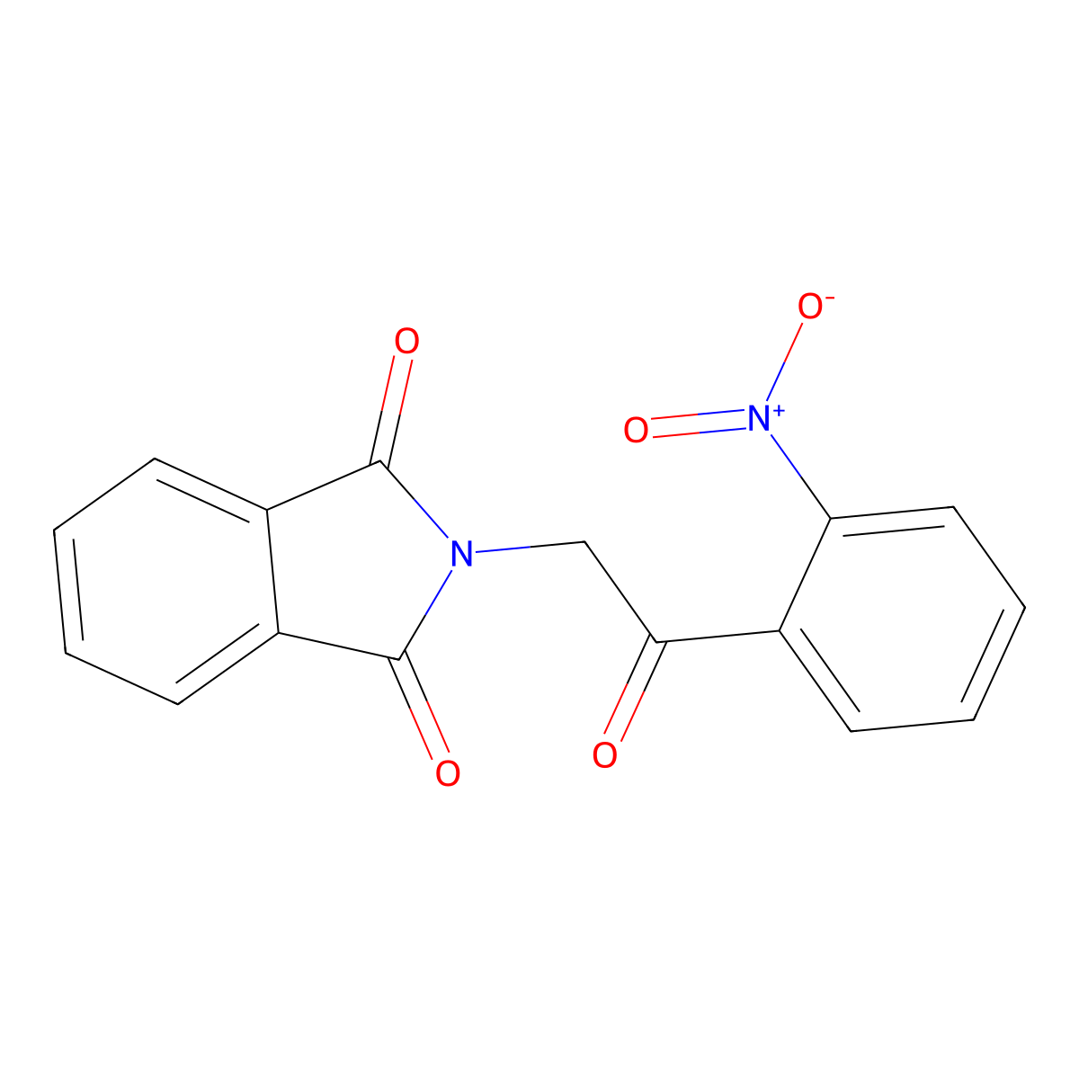 N-(2-Nitrophenacyl)phthalimide molecular structure, CAS 861379-38-6