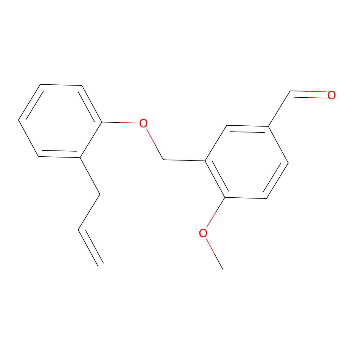 3-(2-Allyl-phenoxymethyl)-4-methoxy-benzaldehyde molecular structure, CAS 861439-58-9