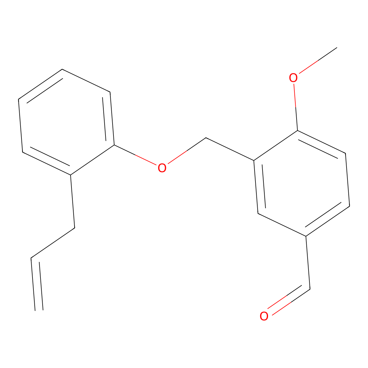 3-(2-Allyl-phenoxymethyl)-4-methoxy-benzaldehyde molecular structure, CAS 861439-58-9