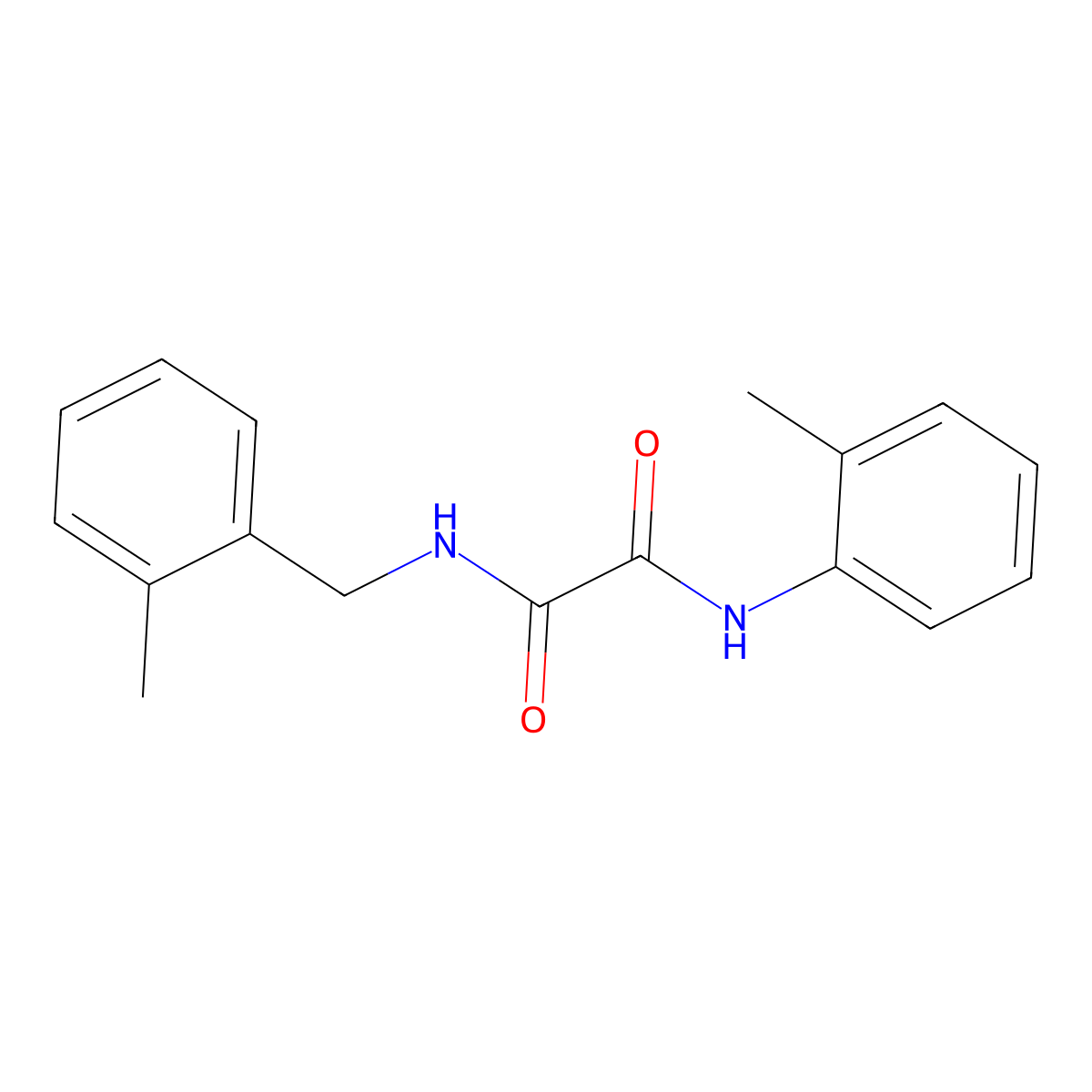 N1-(2-methylbenzyl)-N2-(o-tolyl)oxalamide molecular structure, CAS 861439-82-9