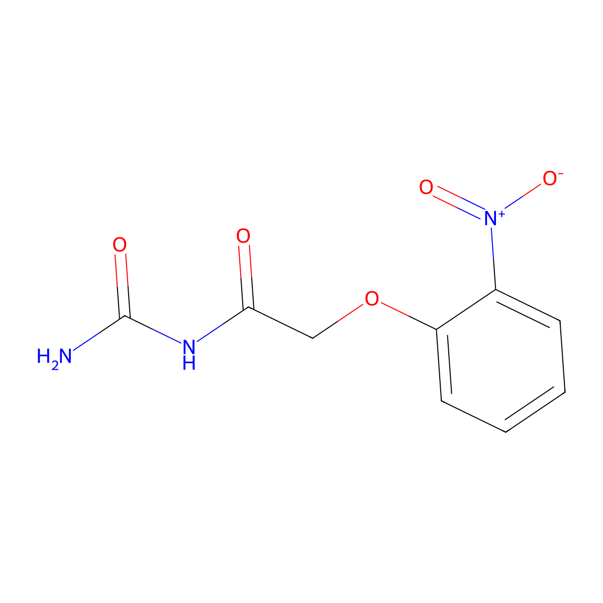 (2-(2-Nitrophenoxy)acetyl)urea molecular structure, CAS 861521-66-6