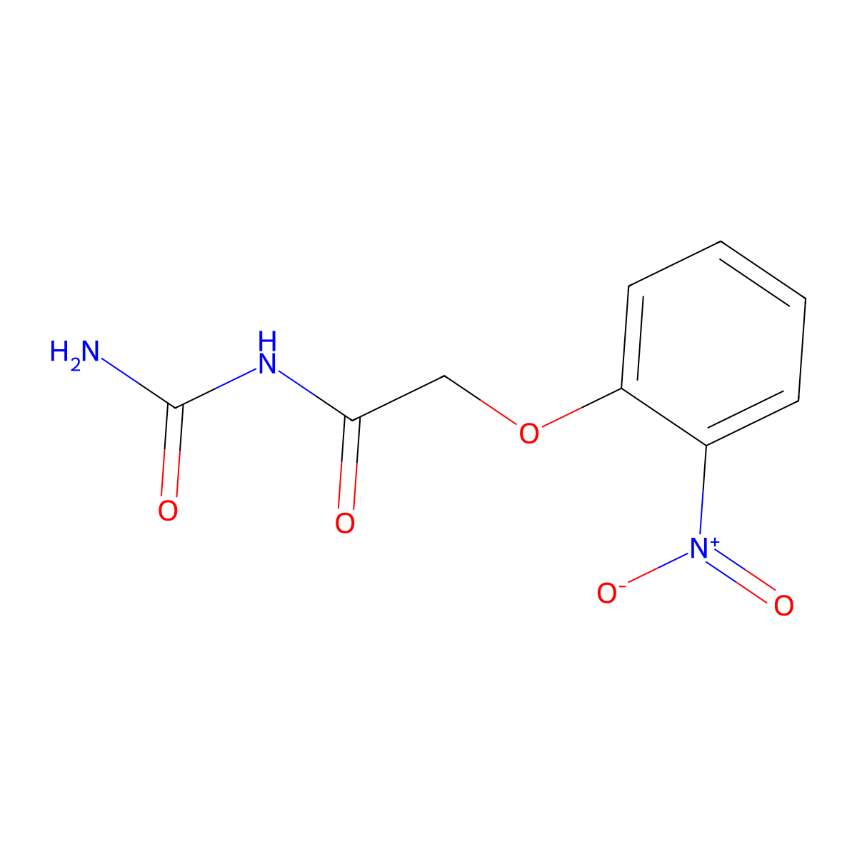 (2-(2-Nitrophenoxy)acetyl)urea molecular structure, CAS 861521-66-6