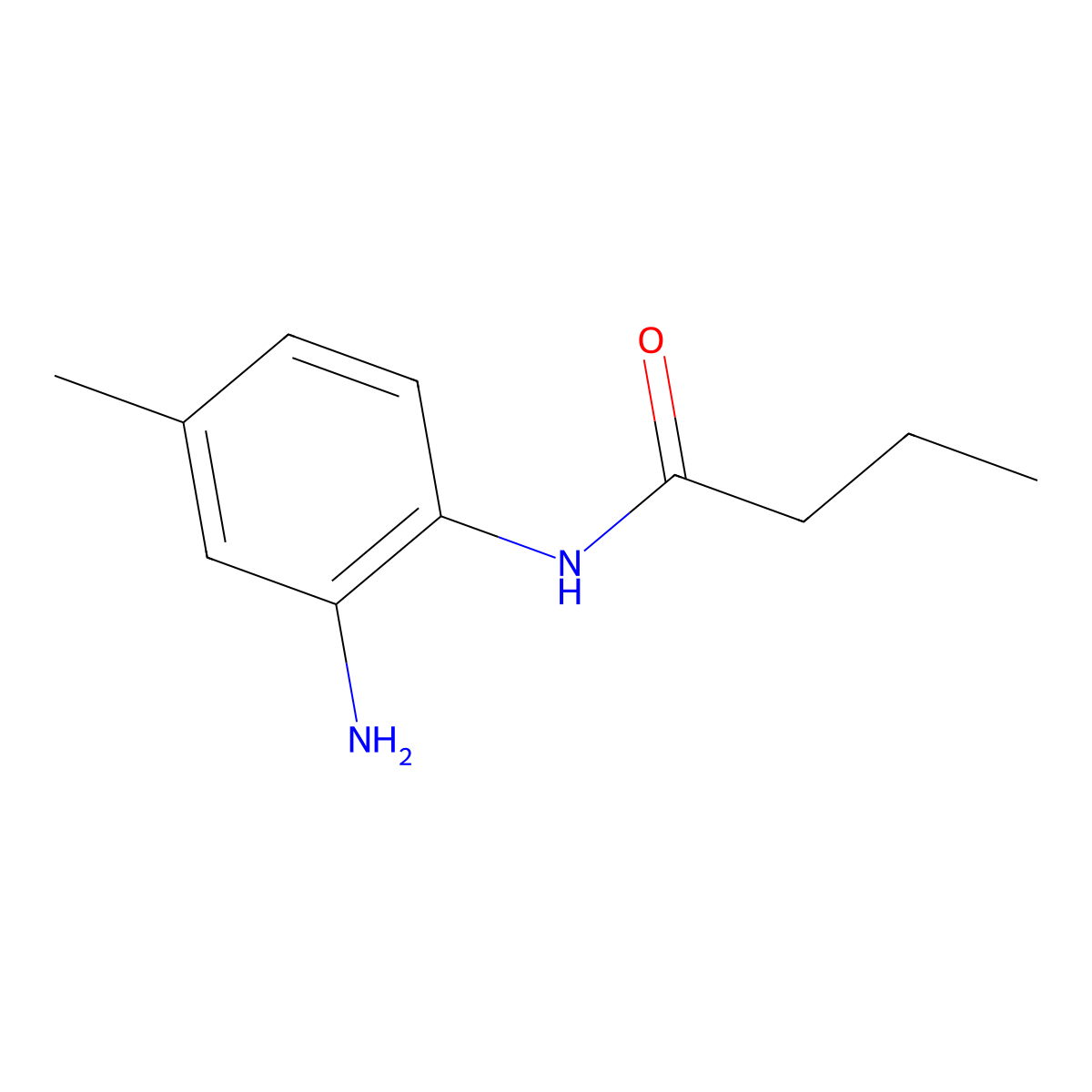N-(2-Amino-4-methylphenyl)butanamide molecular structure, CAS 861534-82-9