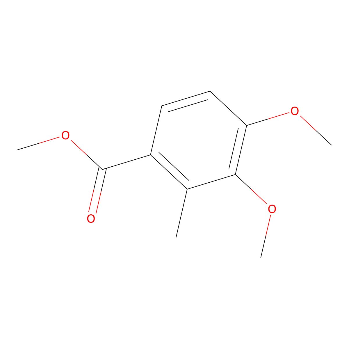 Methyl 3,4-dimethoxy-2-methylbenzoate molecular structure, CAS 861556-40-3