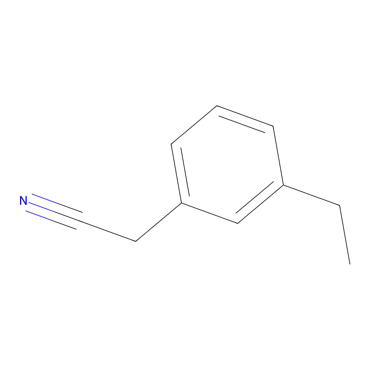 2-(3-Ethylphenyl)acetonitrile molecular structure, CAS 861559-05-9