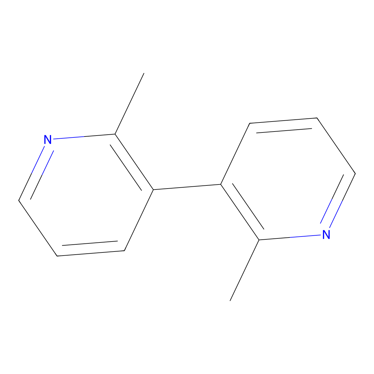 2,2'-Dimethyl-3,3'-bipyridine molecular structure, CAS 86156-55-0