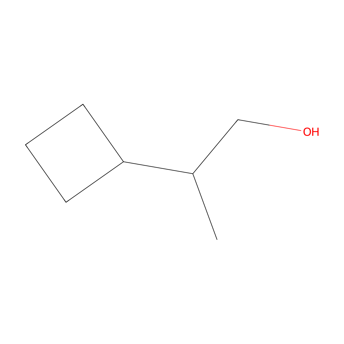 2-Cyclobutylpropan-1-ol molecular structure, CAS 861575-42-0