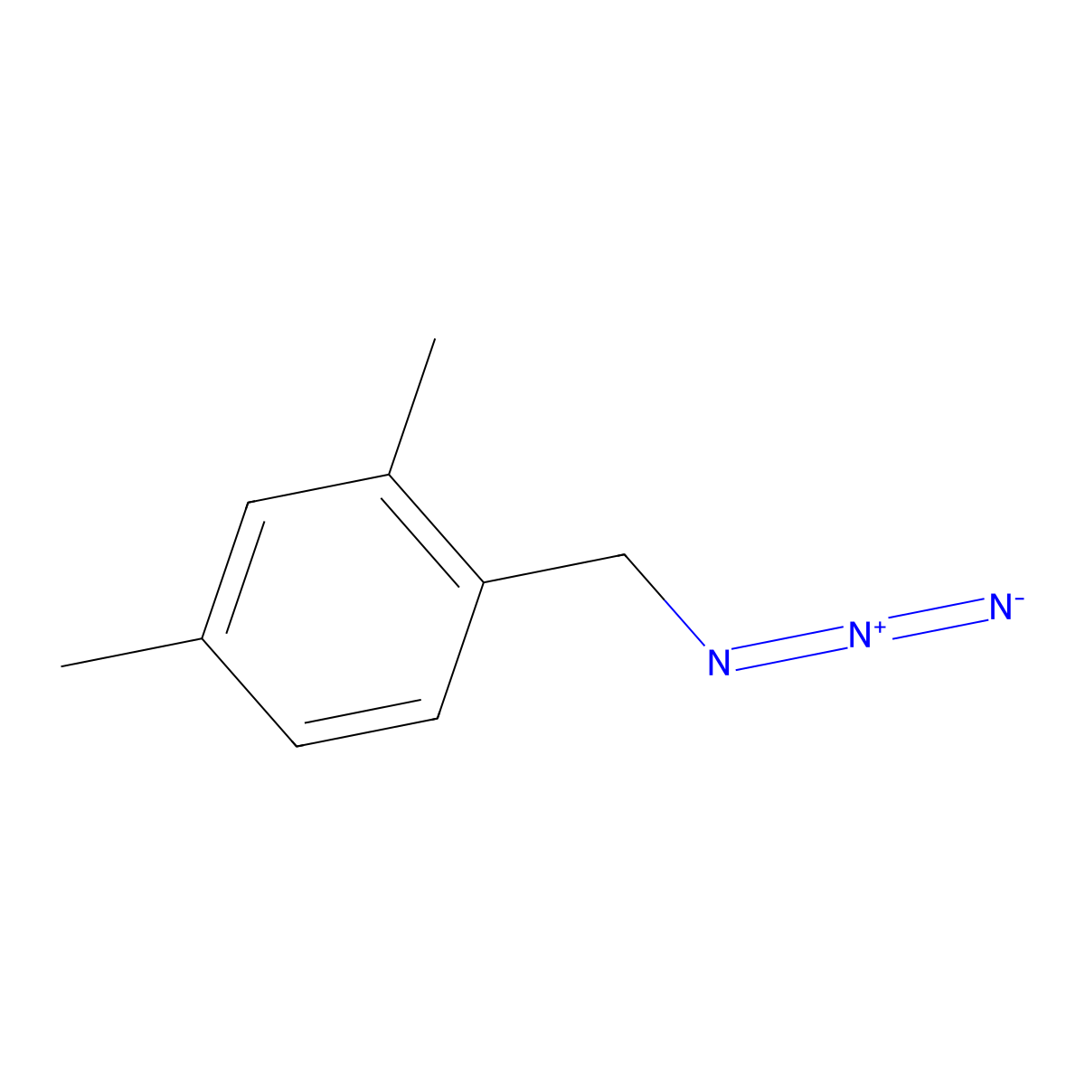1-(Azidomethyl)-2,4-dimethylbenzene molecular structure, CAS 861600-72-8