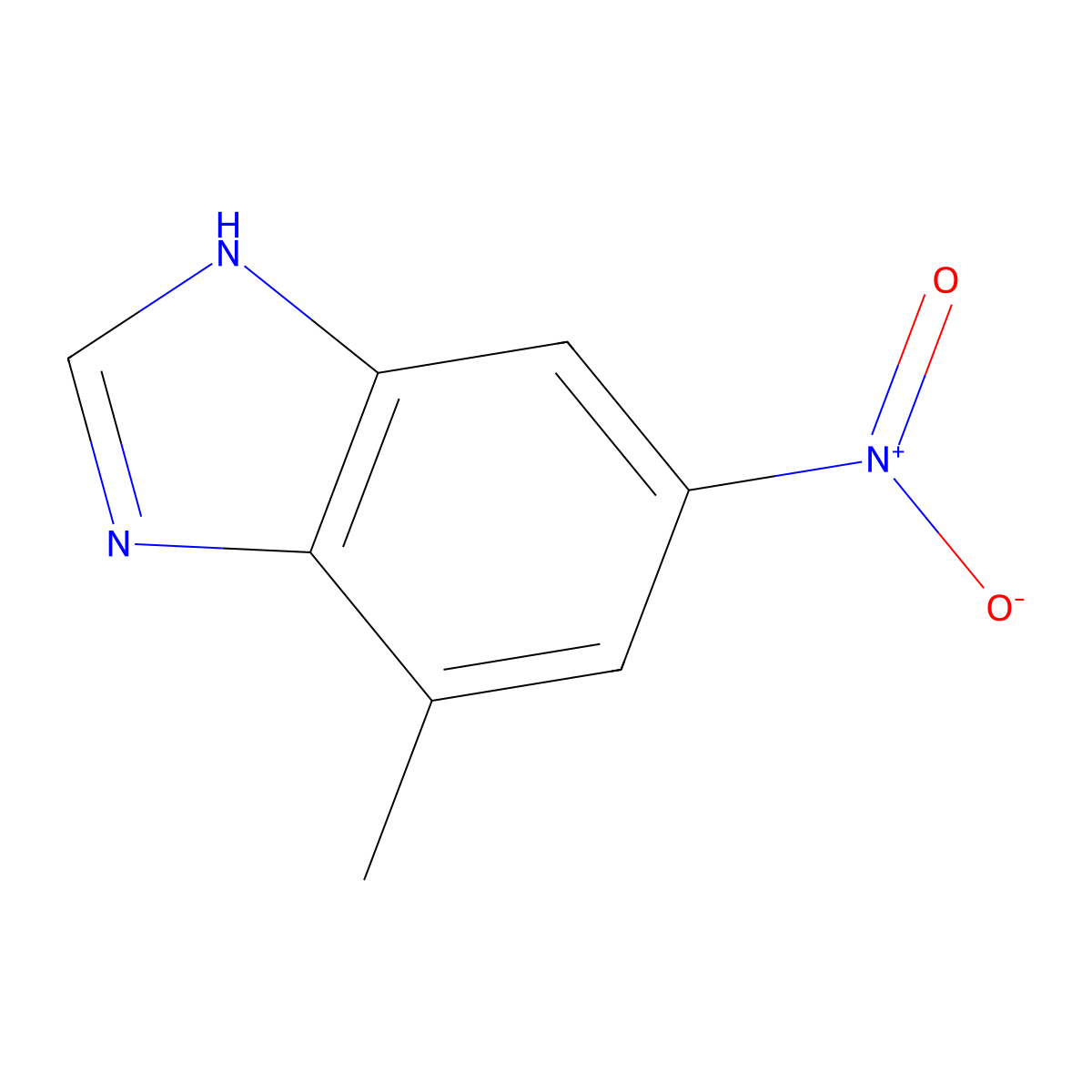 4-Methyl-6-nitro-1H-benzo[d]imidazole molecular structure, CAS 861600-96-6