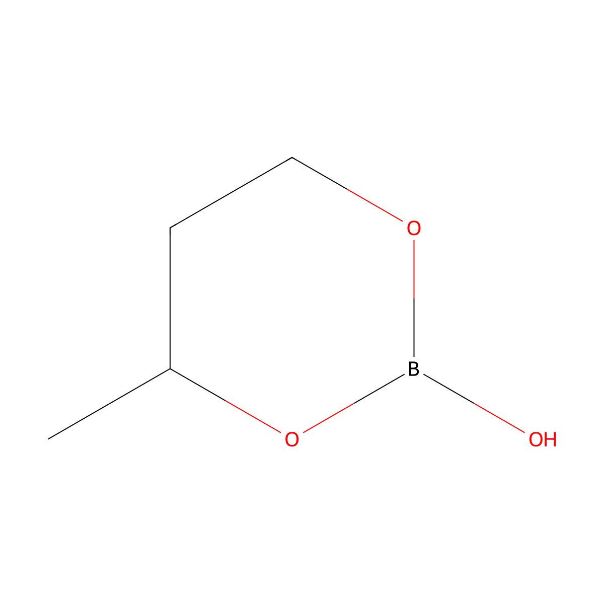 4-Methyl-1,3,2-dioxaborinan-2-ol molecular structure, CAS 86163-81-7
