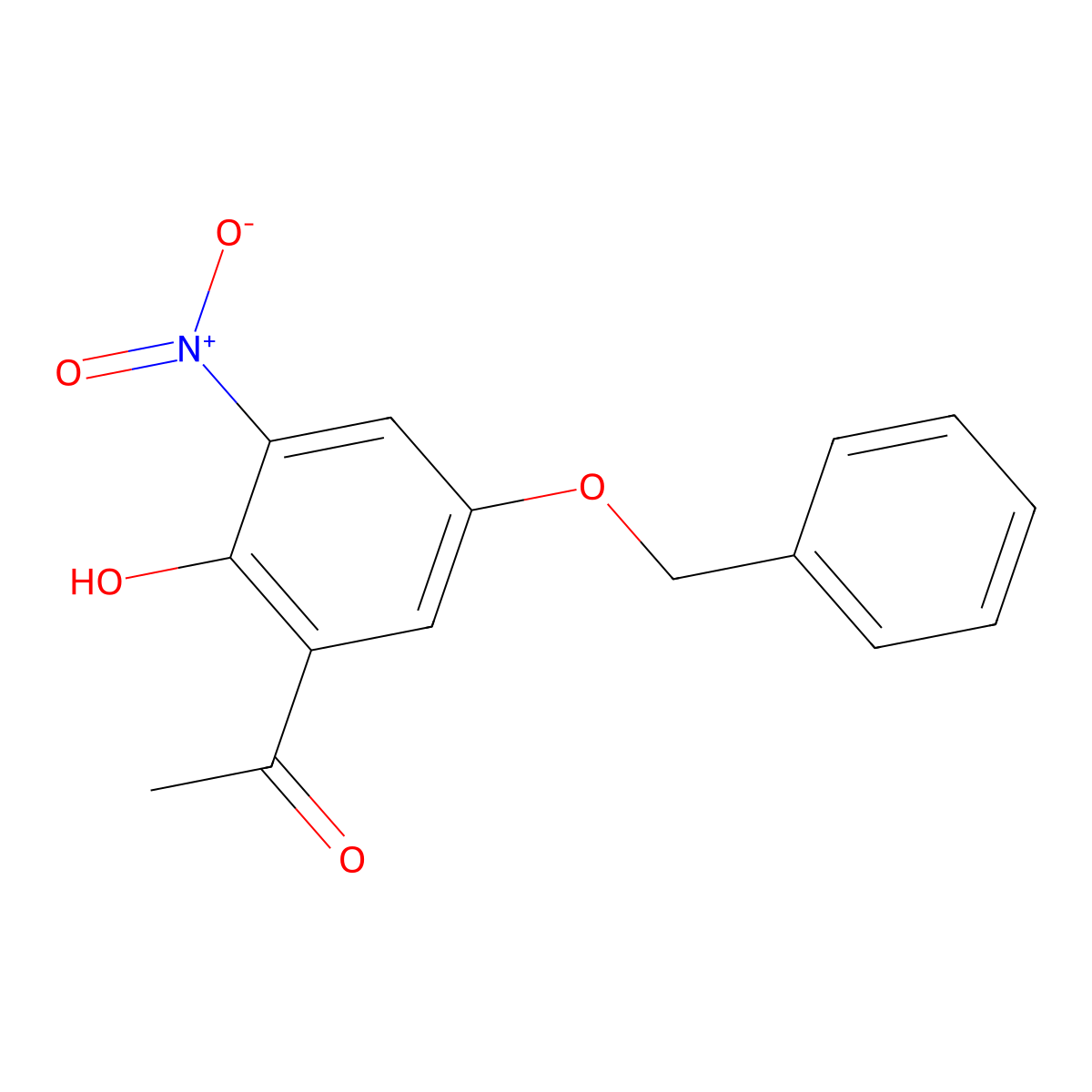1-(5-(Benzyloxy)-2-hydroxy-3-nitrophenyl)ethanone molecular structure, CAS 861841-94-3