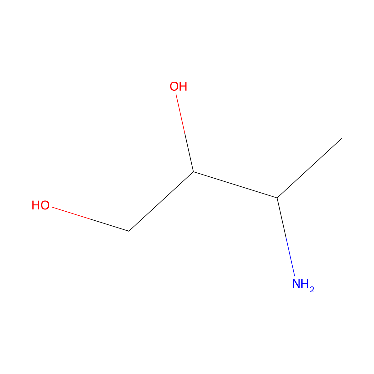 3-Aminobutane-1,2-diol molecular structure, CAS 86187-77-1