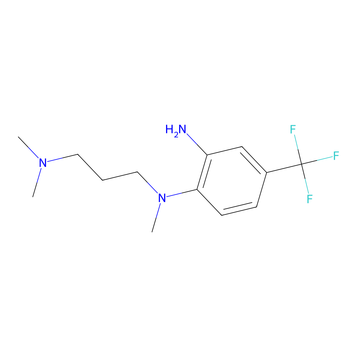 N~1~-[3-(dimethylamino)propyl]-N~1~-methyl-4-(trifluoromethyl)benzene-1,2-diamine molecular structure, CAS 861881-24-5