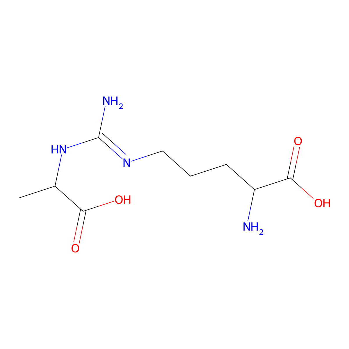 N-omega-Carboxyethyl-L-arginine (CEA) molecular structure, CAS 861902-72-9