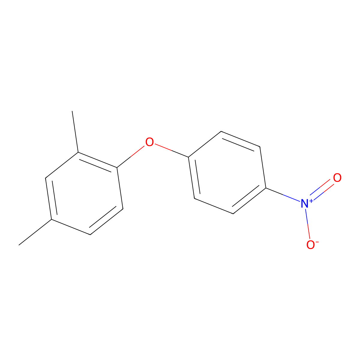 2,4-Dimethyl-1-(4-nitrophenoxy)benzene molecular structure, CAS 86197-57-1