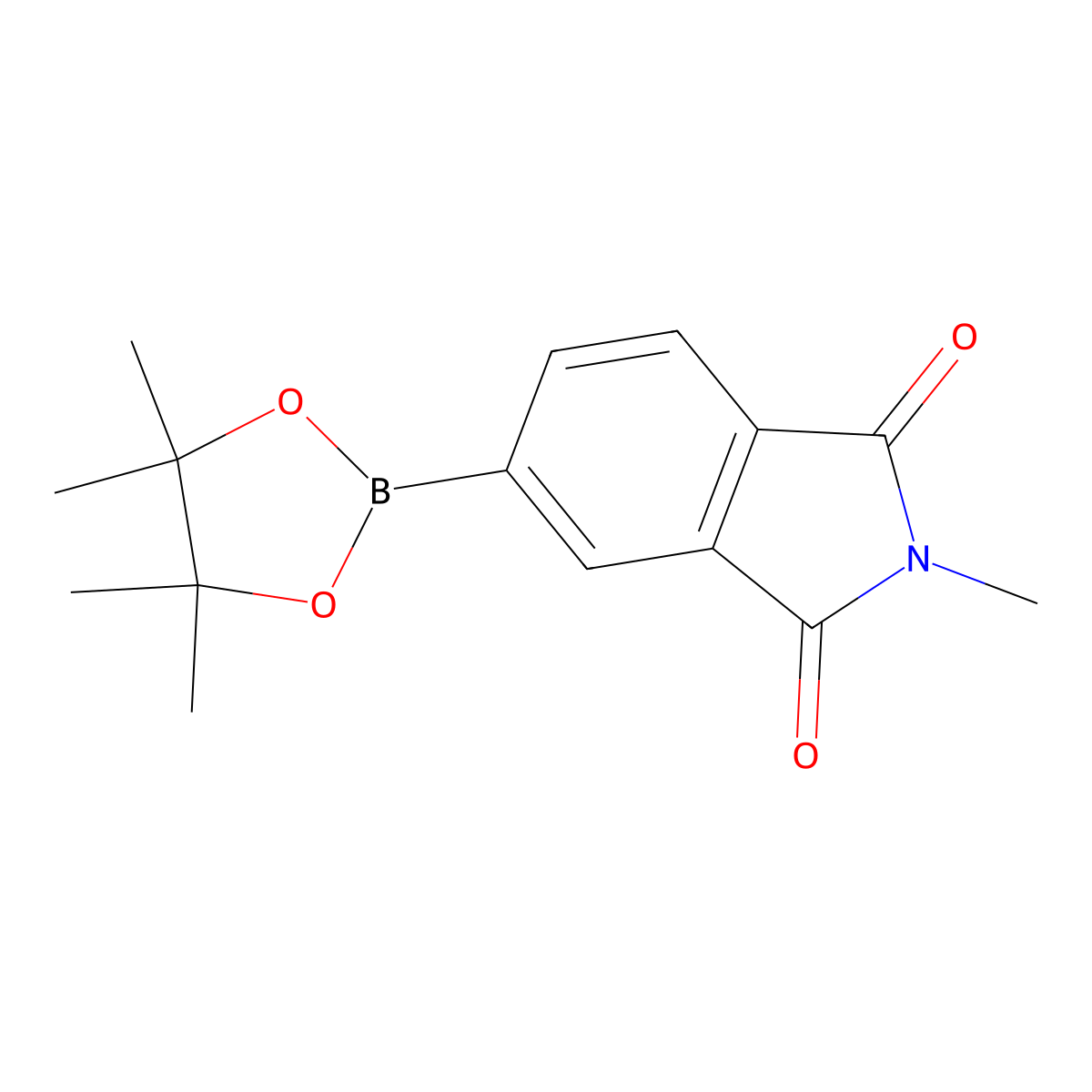 2-methyl-5-(4,4,5,5-tetramethyl-1,3,2-dioxaborolan-2-yl)-1H-Isoindole-1,3(2H)-dione molecular structure, CAS 862081-47-8