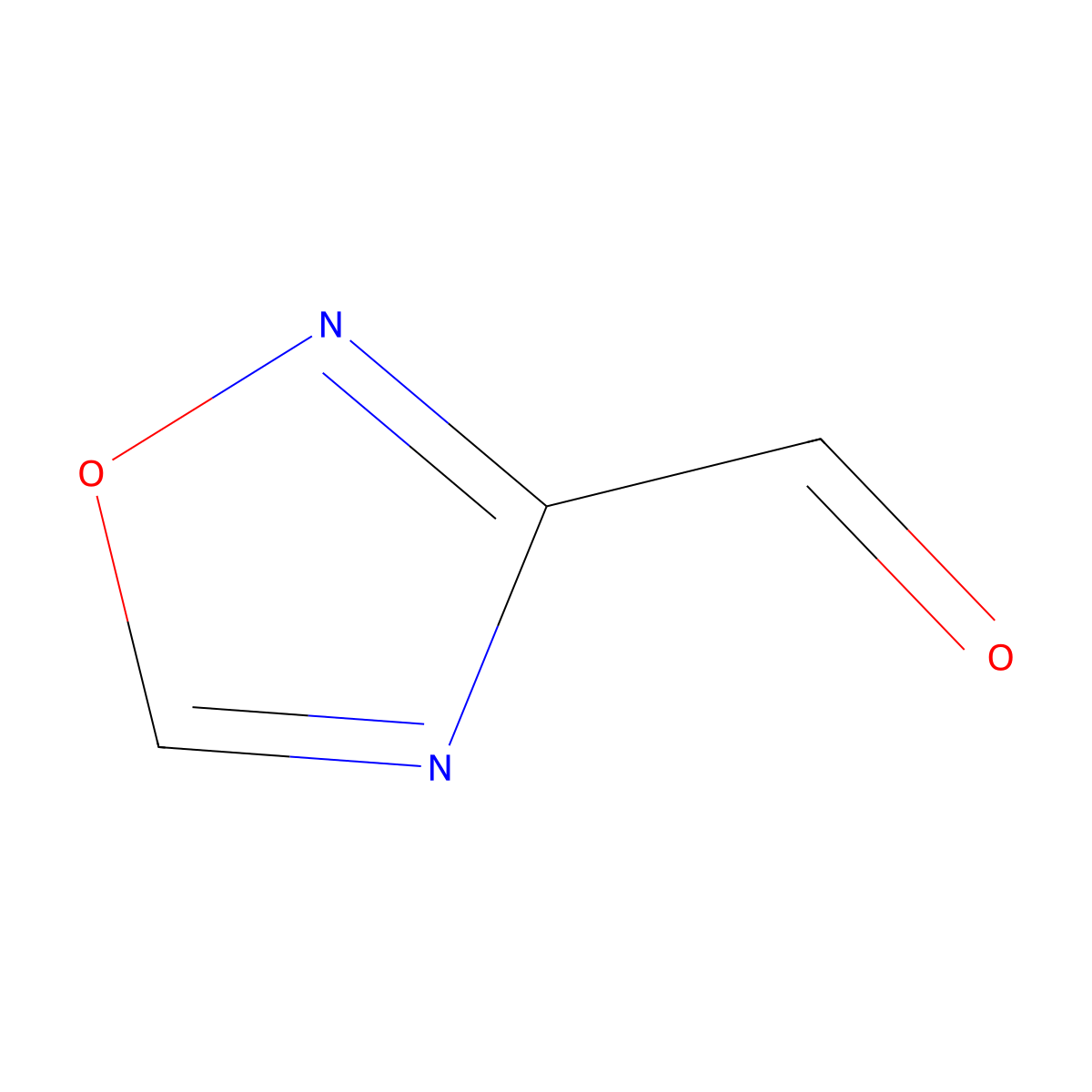 1,2,4-Oxadiazole-3-carbaldehyde molecular structure, CAS 86209-83-8