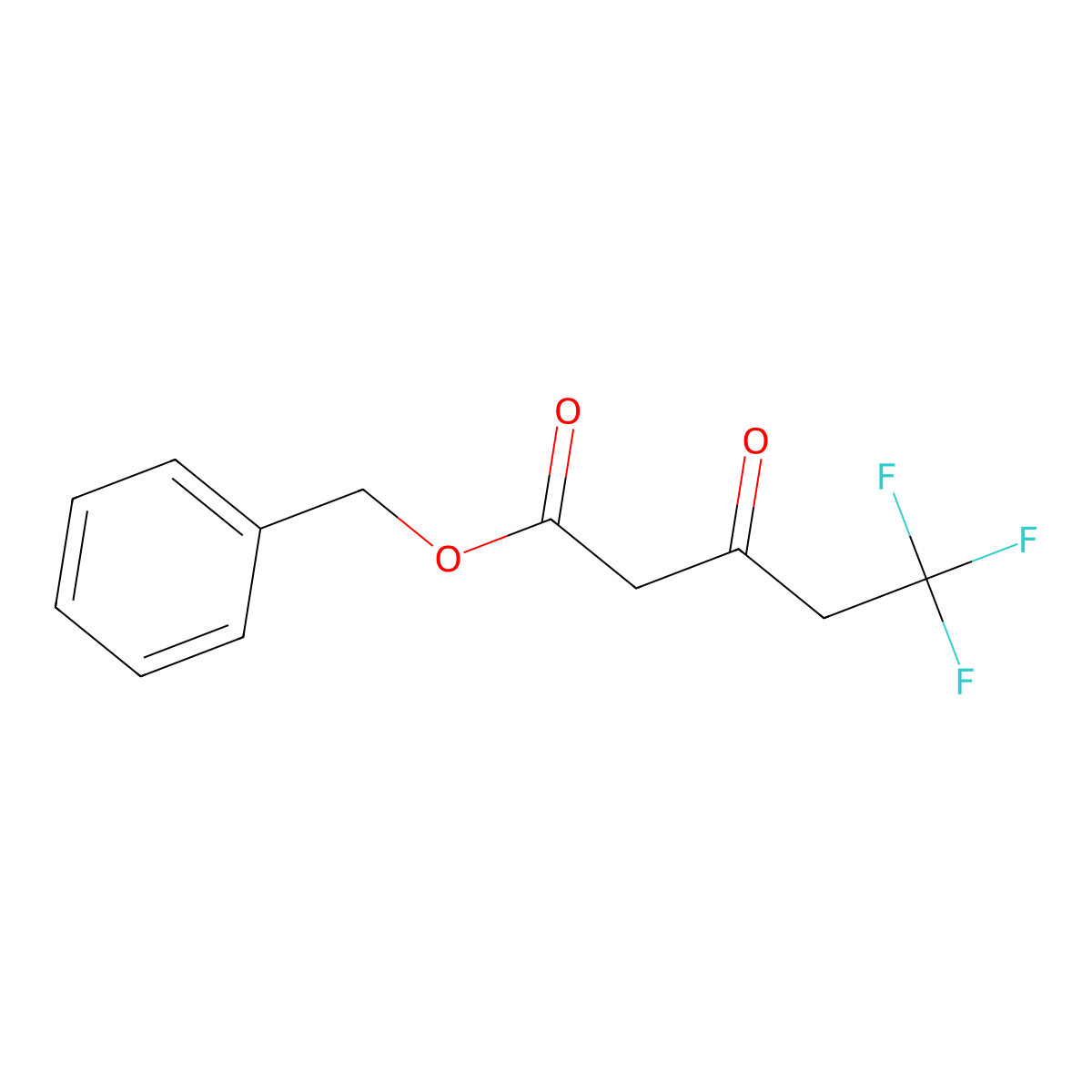Benzyl 5,5,5-trifluoro-3-oxopentanoate molecular structure, CAS 862112-09-2